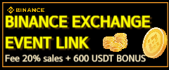 Binance exchange event link banner